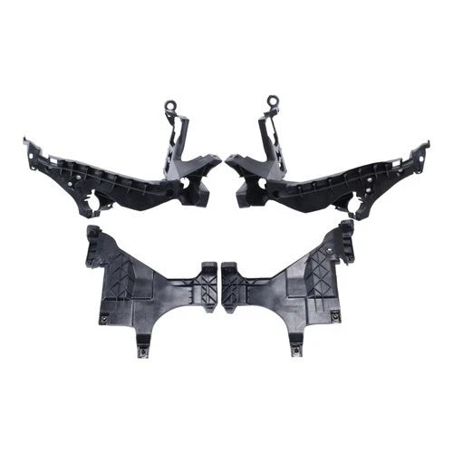 Set of 4 Front Headlight Mount Support Plates for Audi A4 S4 (2013–2016) 8T0941453D, 8T0941454D, 8T0941453B, 8T0941454B