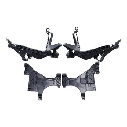 Set of 4 Front Headlight Mount Support Plates for Audi A4 S4 (2013–2016) 8T0941453D, 8T0941454D, 8T0941453B, 8T0941454B