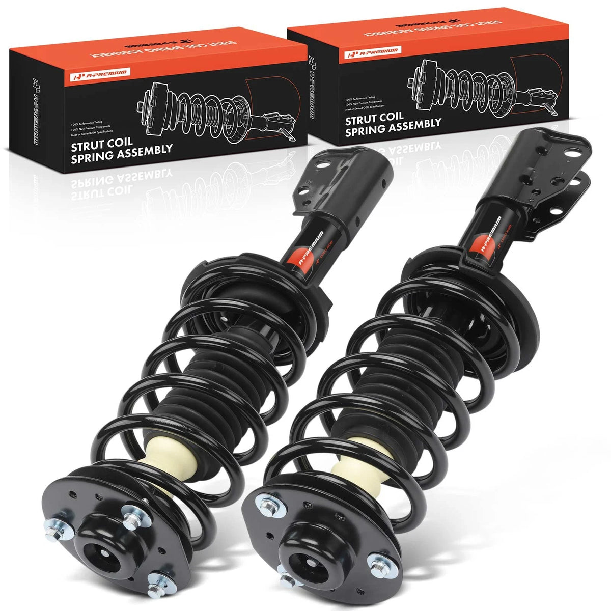 Set of 2 Front Struts w/ Coil Springs for Chevy Equinox (2007–2012) SR4161 SR4162