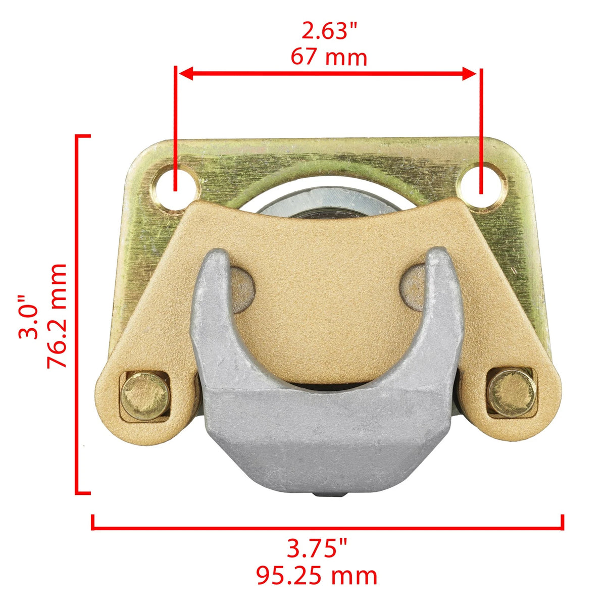 Rear Brake Caliper w/ Pads for Polaris Ranger 800 4x4 (2010–2014) MP2091CR184SU