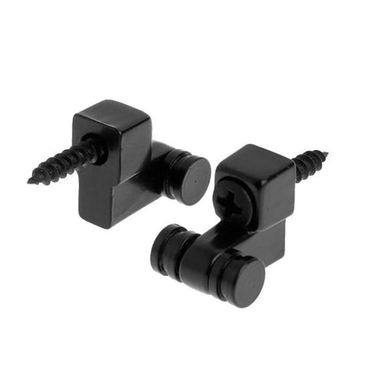 10PCS Black Guitar Roller String Tree Retainer & Screws