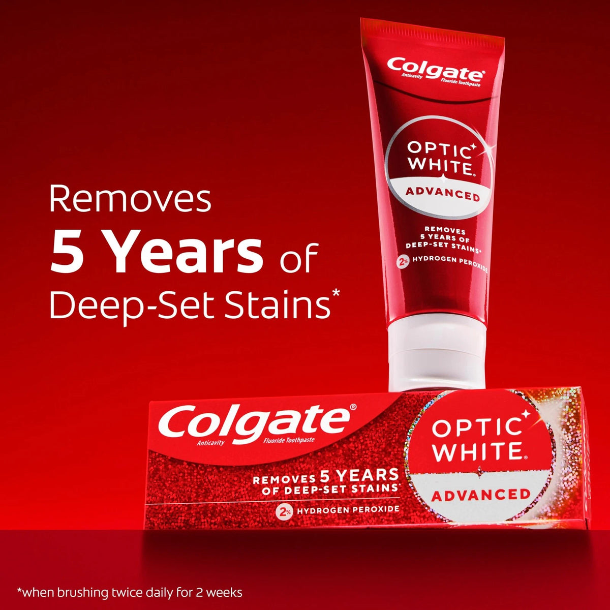 Toothpaste for Colgate Optic White Advanced (Pack of 1)