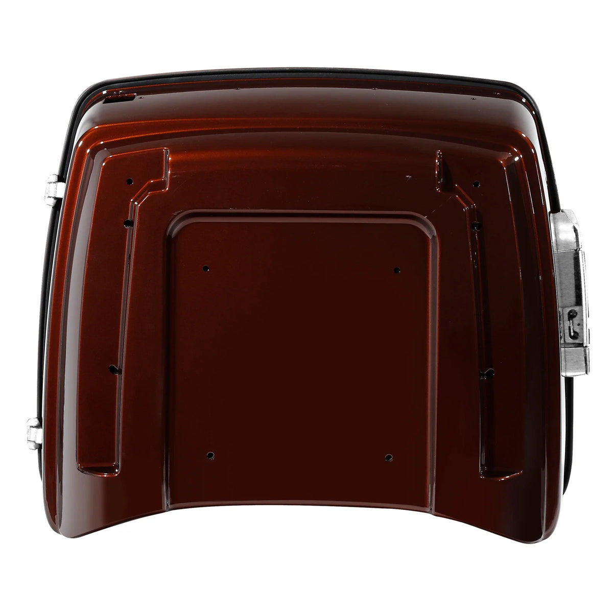 King Trunk for Harley Touring (2014–2025) Auburn Sunglo Black Hole Rich Bourbon