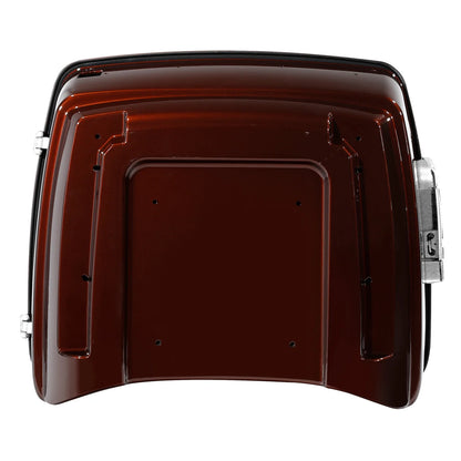 King Trunk for Harley Touring (2014–2025) Auburn Sunglo Black Hole Rich Bourbon