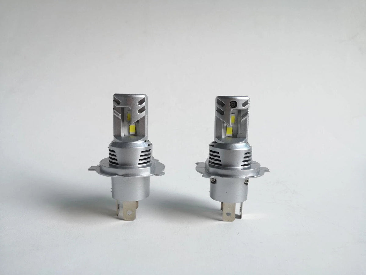 2x H4 LED Headlight Bulb 12V 27W 1900/1500LM 6500K for Cars