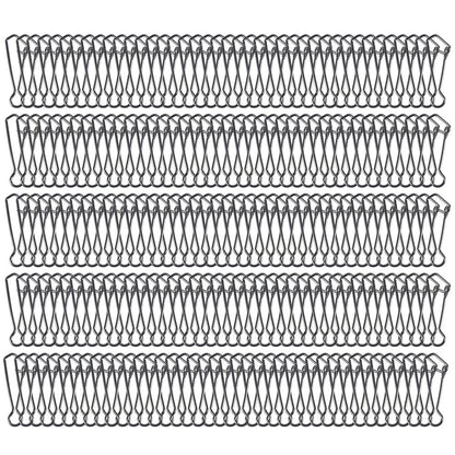 Fishing Snaps Lure Connector Rings Pack of 100 Stainless Steel Swivels