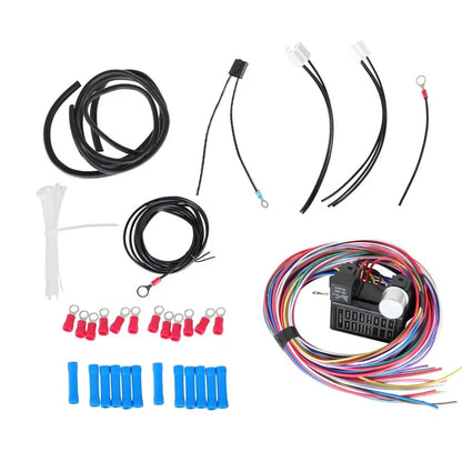 12 Circuit Universal Wire Harness for Street Hot Rat Muscle Car