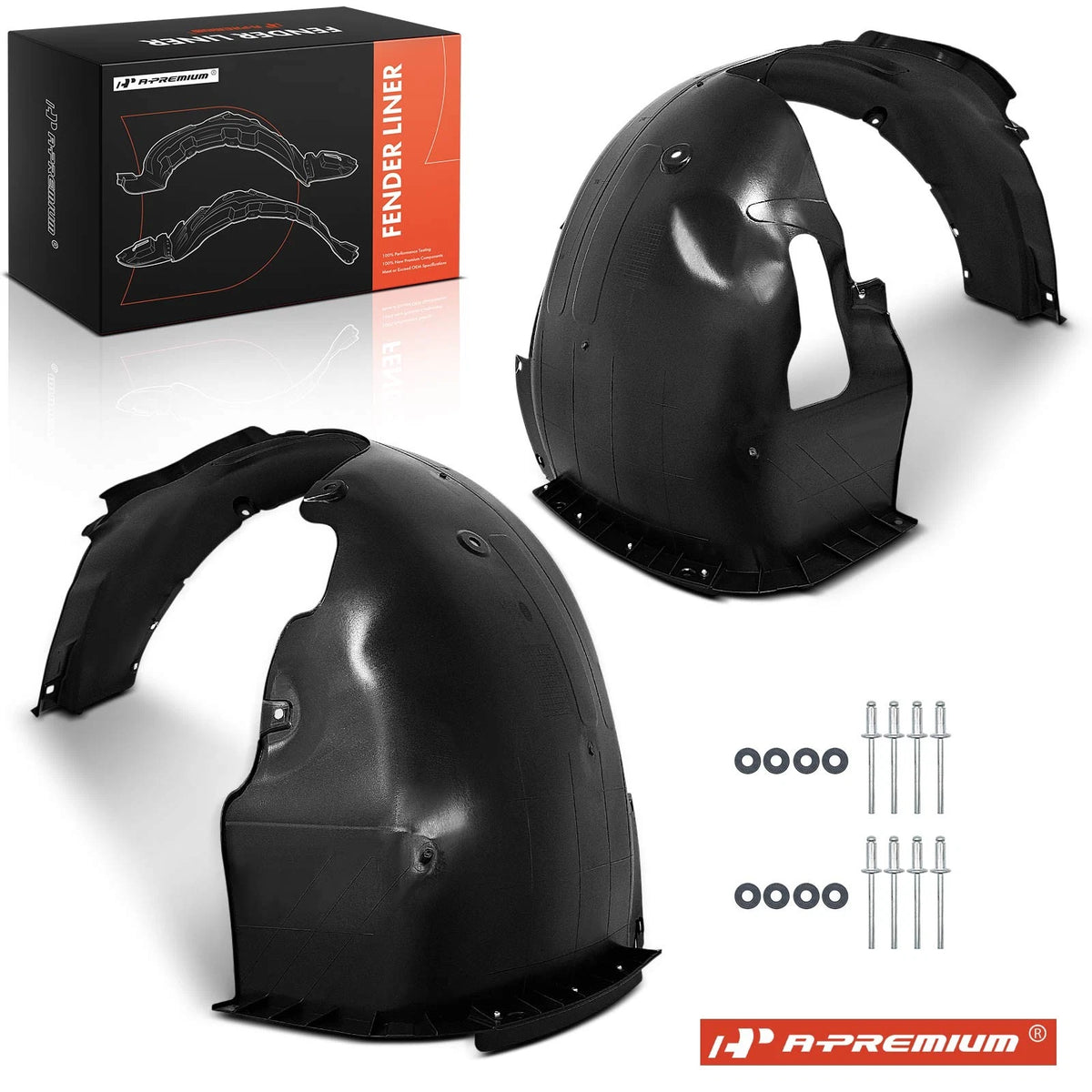 2X Inner Fender Liners for Hyundai Elantra (86811F3000, 86812F3000)