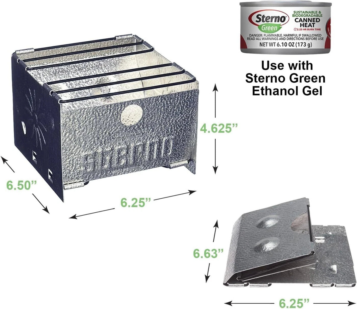 Sterno Foldable Stove for Outdoor Cooking (Portable)