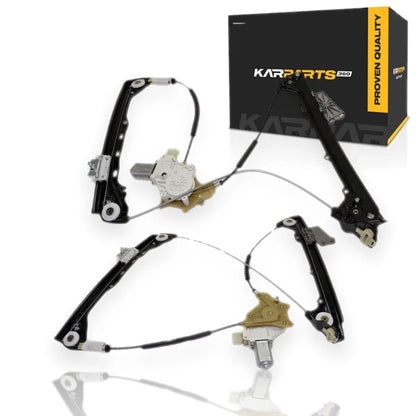 Set of 2 Window Regulators for BMW 335i xDrive Coupe (2009–2013) PLX-M0-USA-JRB46290020-CL360A73