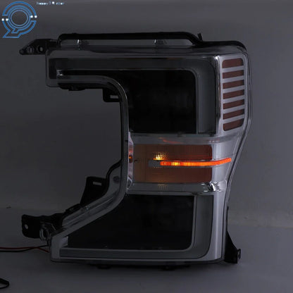 Chrome Trim LED Headlight for Ford F250 SuperDuty (2020–2022)