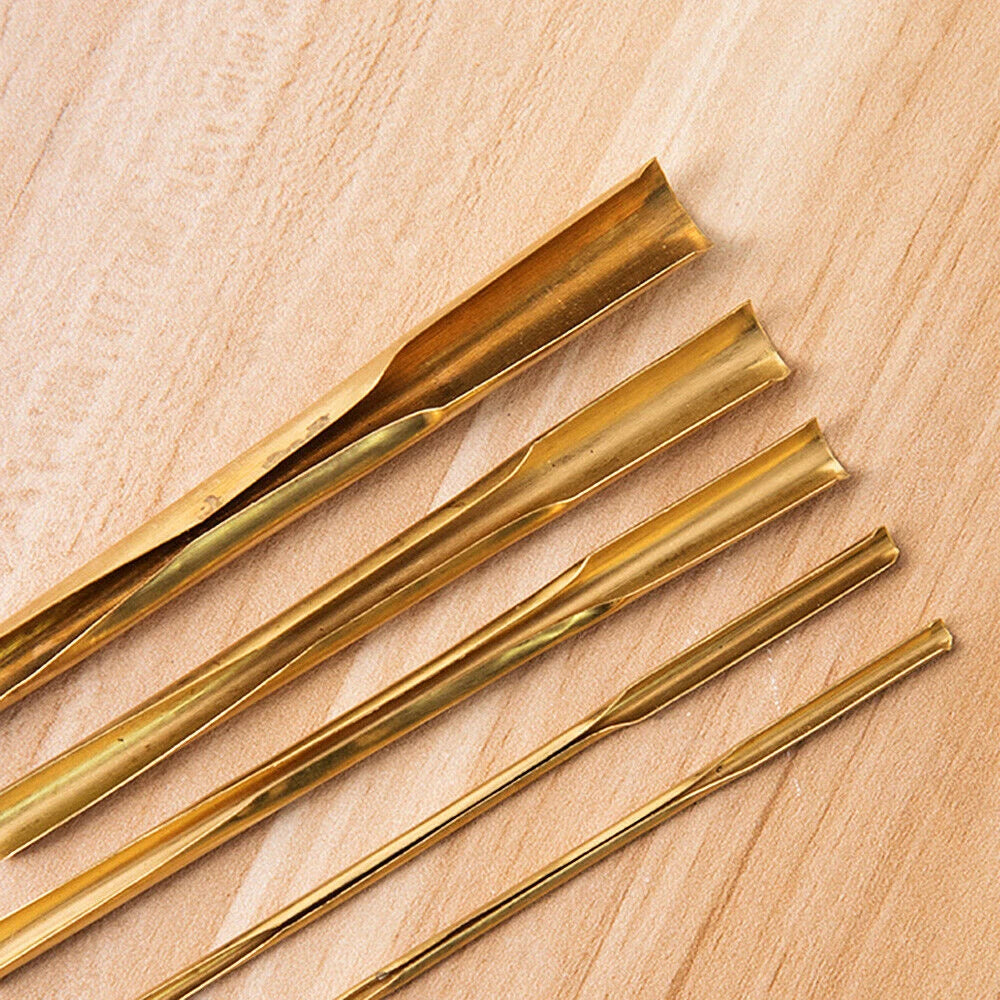 5Pcs Brass Clay Hole Cutter Tools for Pottery Sculpting