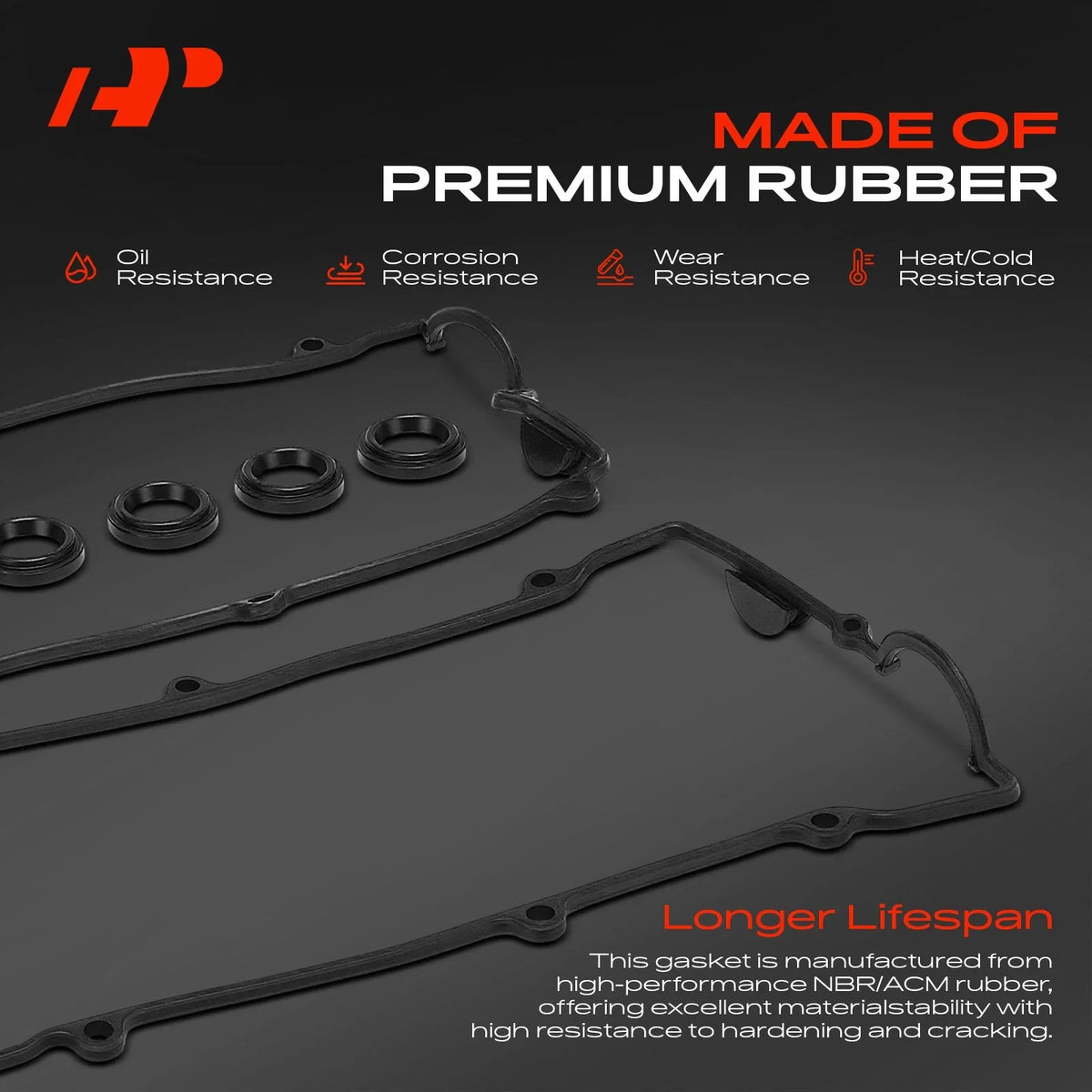 Valve Cover Gasket Set for Hyundai Sonata (1999–2004) Kia Optima (2001–2006)