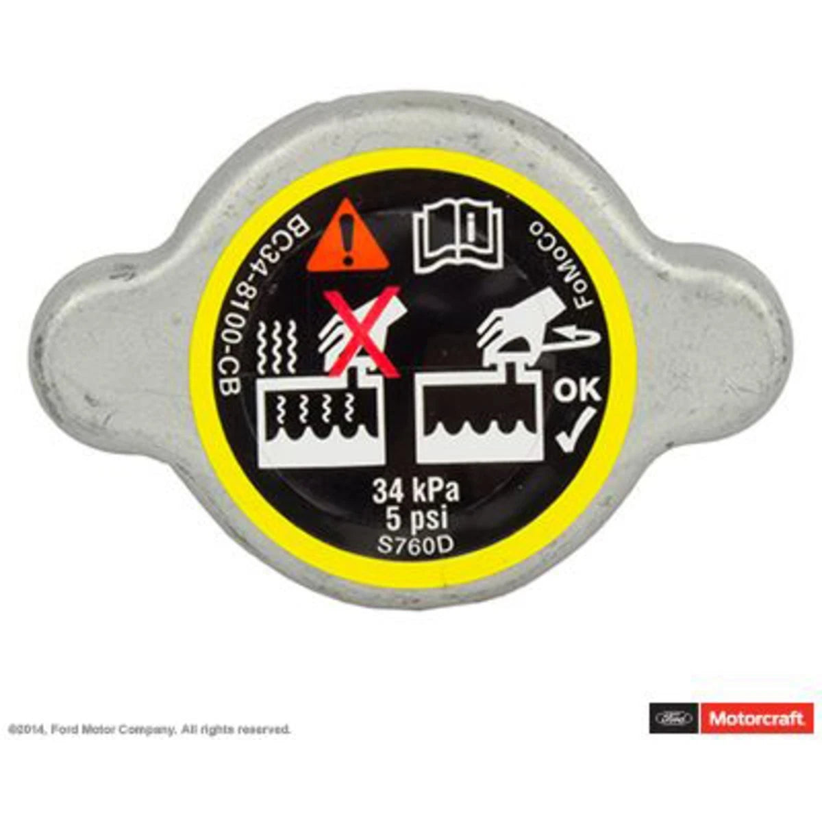 RS345 Radiator Cap for Ford F-250 (2011–2021)