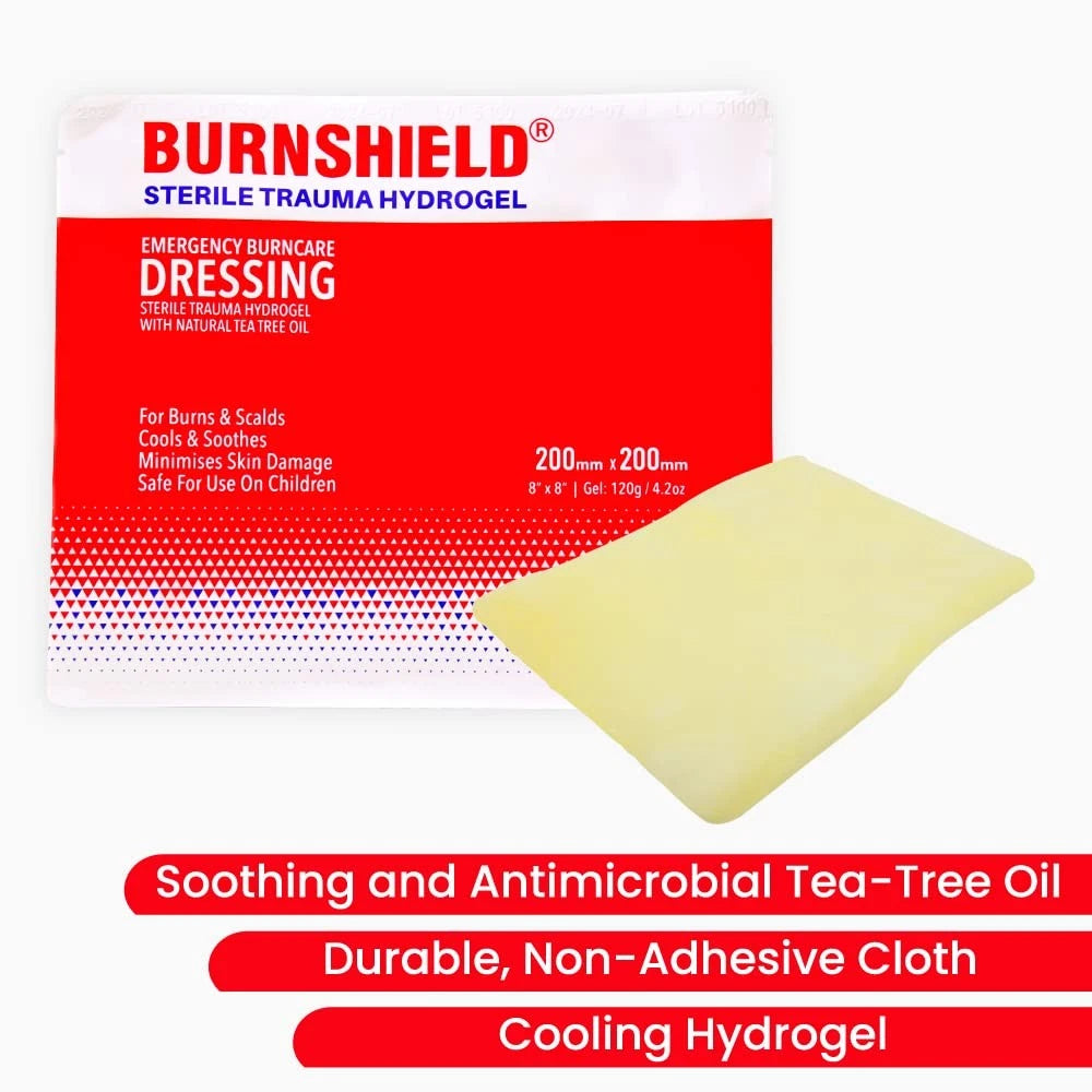 Burnshield Sterile Emergency Burn Dressing 8"x8" (20cm x 20cm)