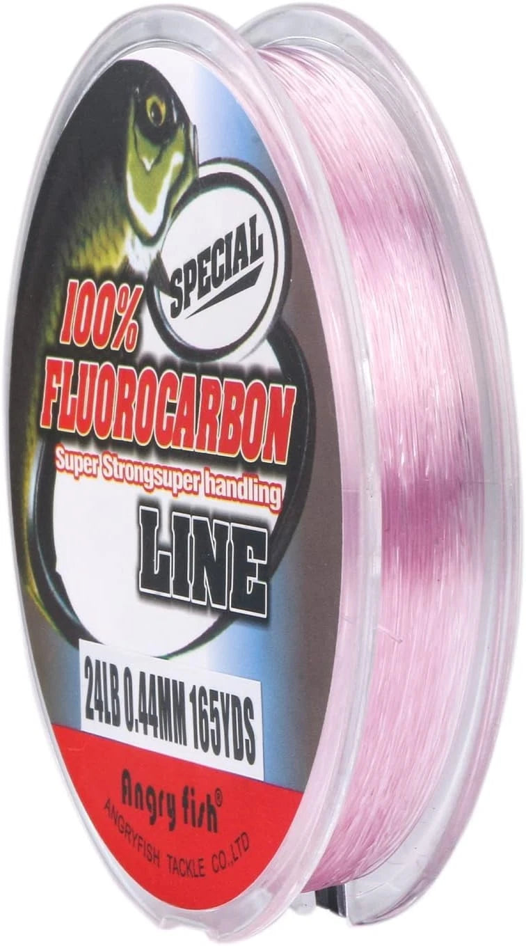 Invisible Pink Fluorocarbon Fishing Line 17lb/165yd