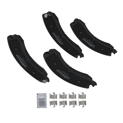 Set of 4 Front Brake Pads for Chevrolet Silverado 2500 3500 HD (2012–2019) D1565