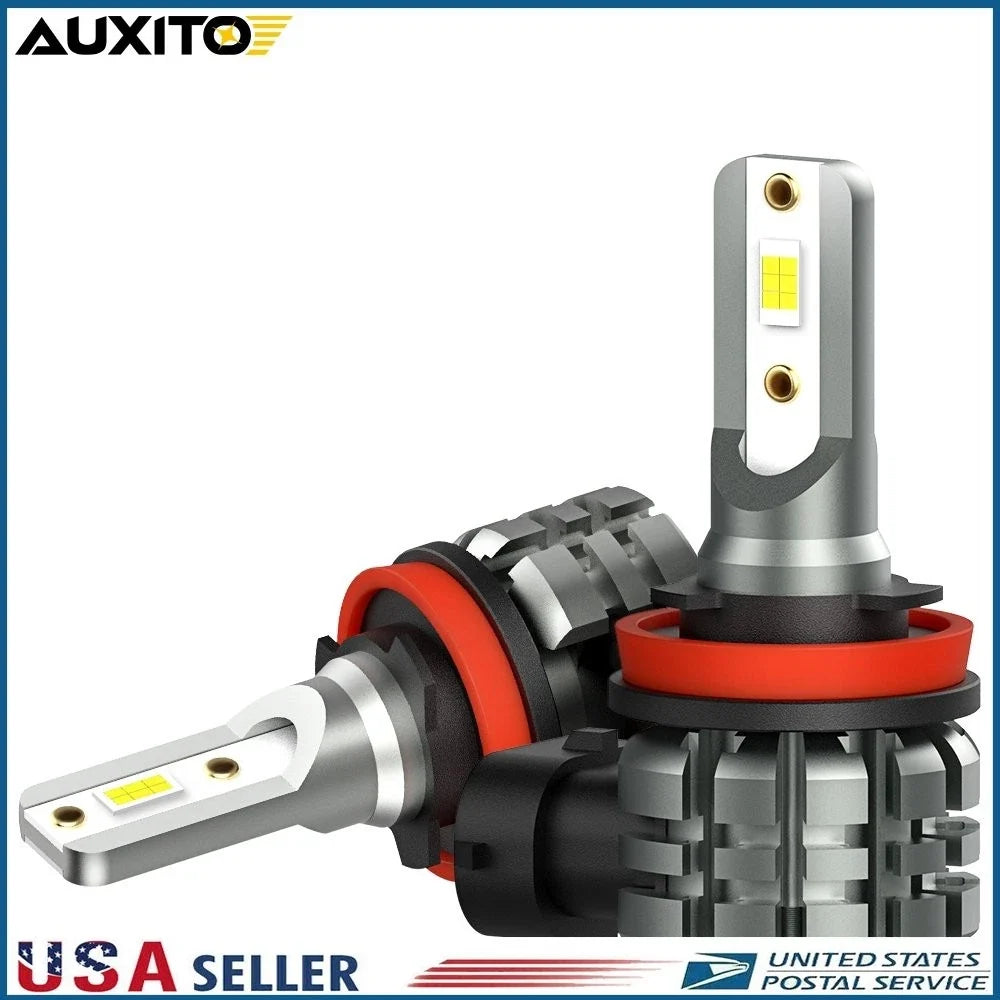 2X AUXITO LED Fog Light Bulb H8 H11 6000K Bright White for