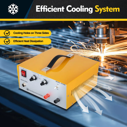 600W Jewelry Spot Welder for Gold Silver Metal (1-80A)