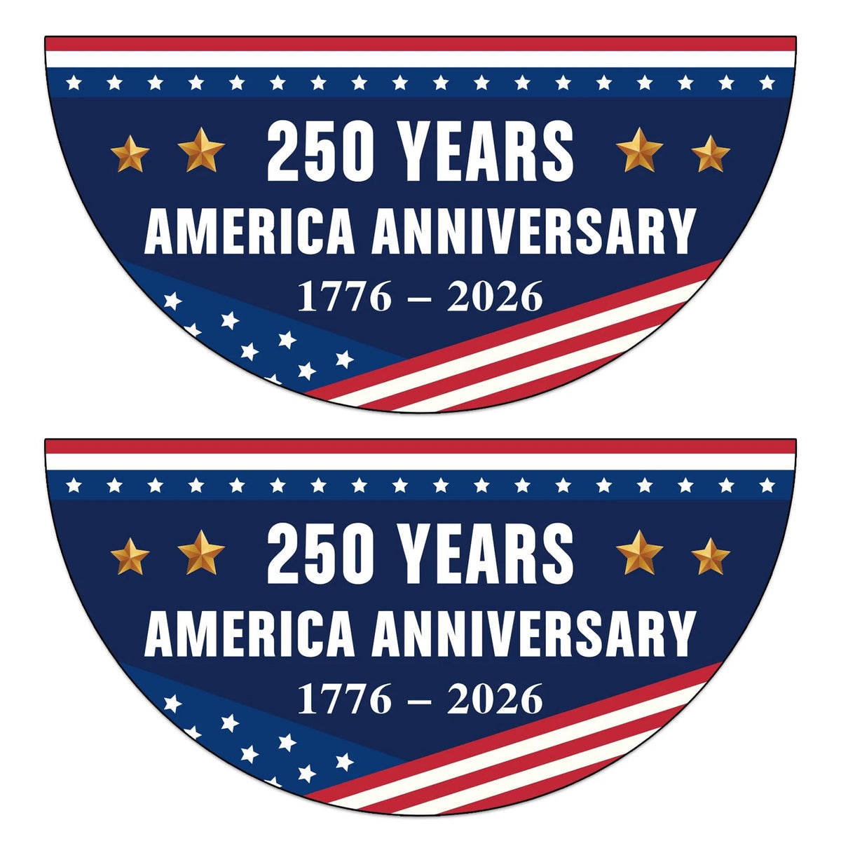 USA 250th Anniversary Flag for Commemorative Fan Flags (1776–2026)