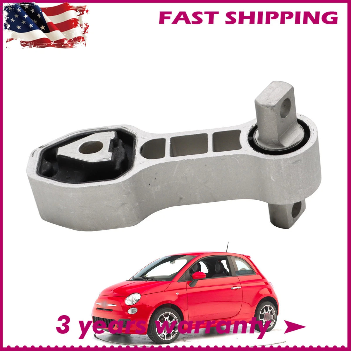 Engine Torque Strut Isolator for Fiat 500 (2012–2019) 68081614AD