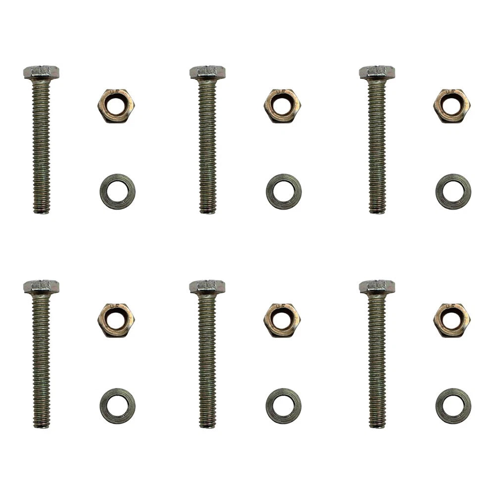 6X Shear Pin with Nut & Spacer for Allis Chalmers
