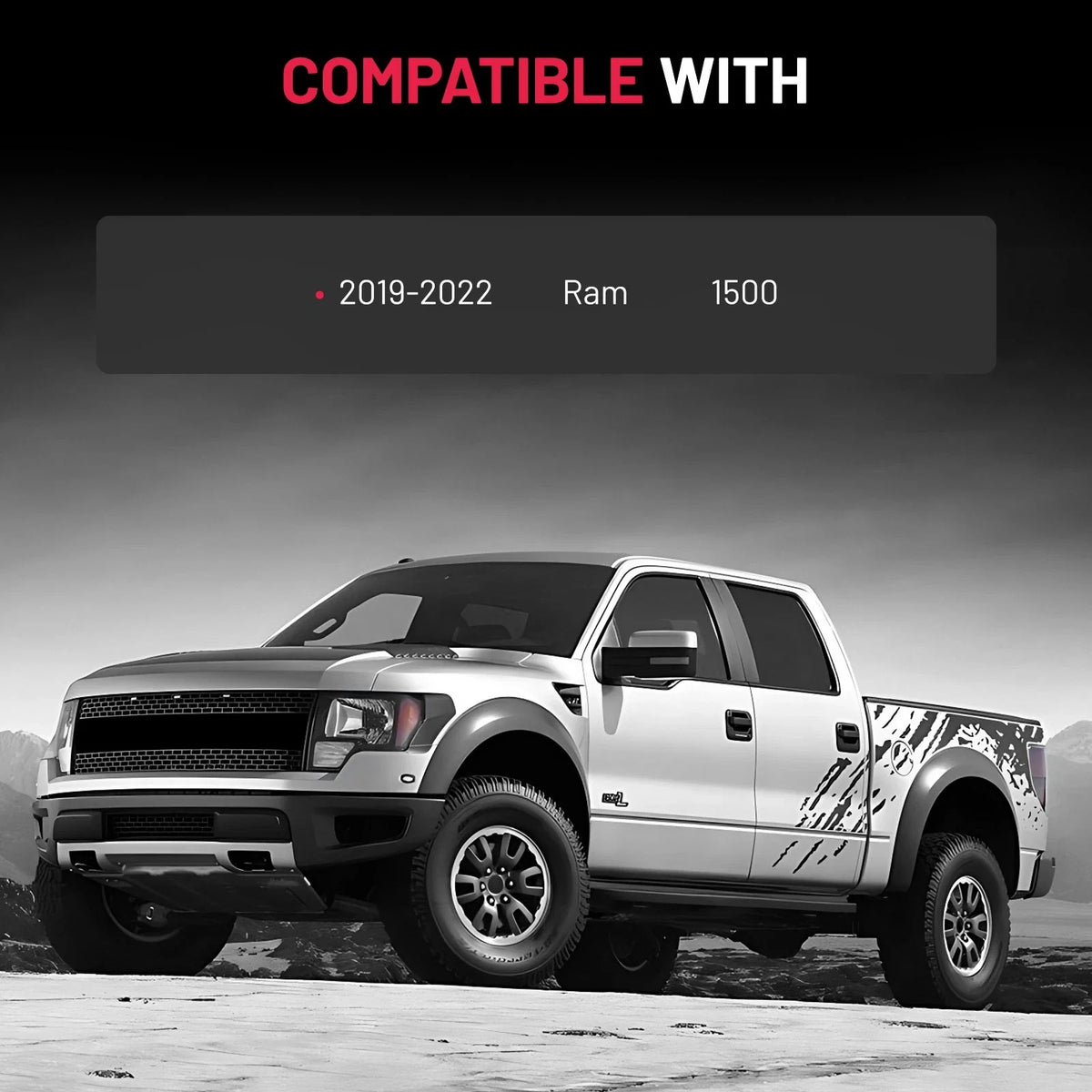 Set of 4 Wheel Spacers 6x5.5 1.5" Hub Centric 14x1.5 for Ram 1500 (2019–2022)