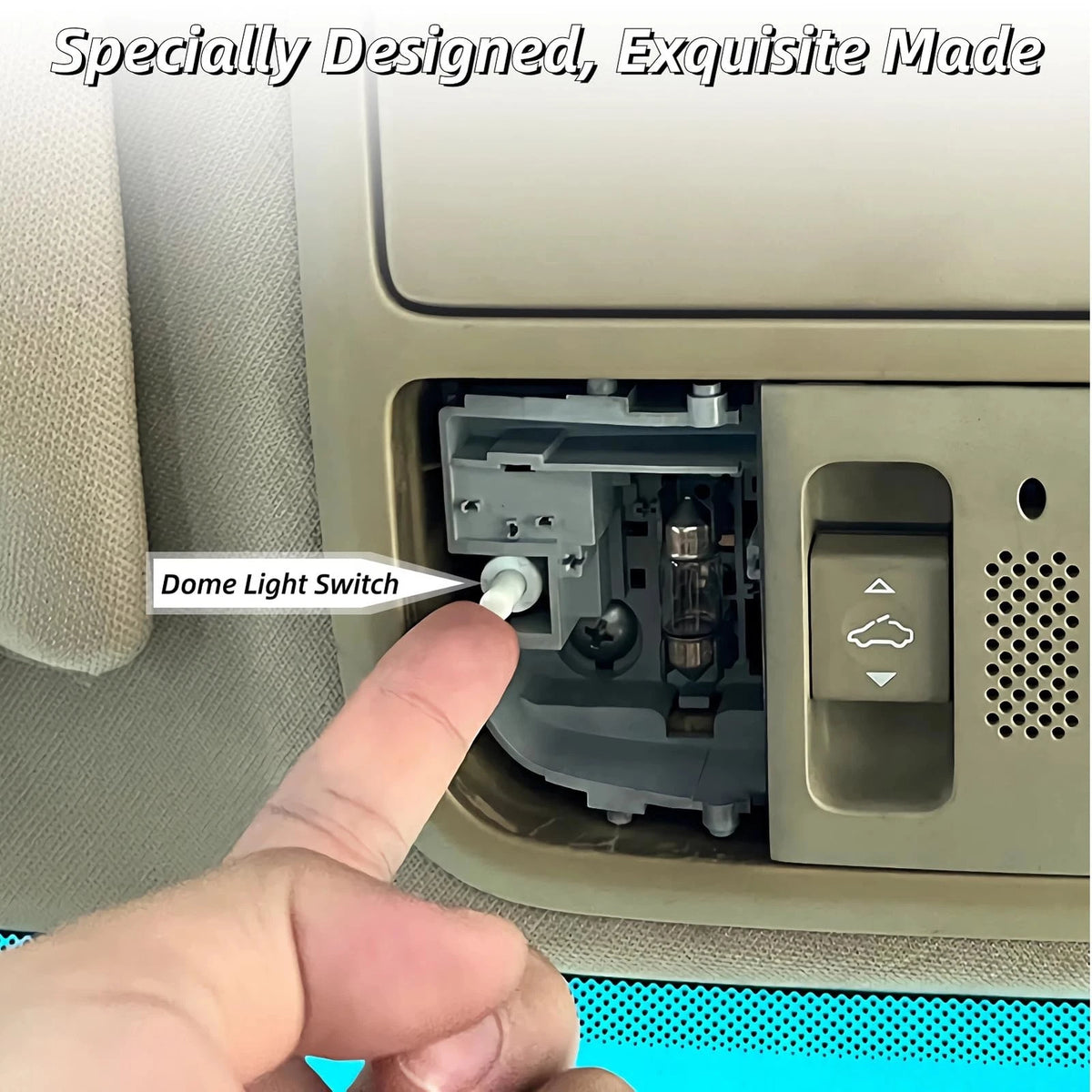 2X Interior Dome Light Switch for Car Roof