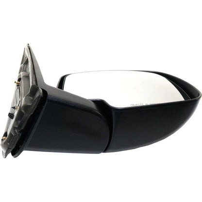 Set of 2 Mirrors for Chevrolet Silverado 1500 (1999–2006) Black Manual Glass