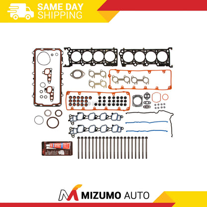Full Gasket Set with Head Bolts for Ford Mercury Lincoln V8 4.6 (2000–2004) MA-4216924666, HS9792PT-6, CS9790-4, ES72798