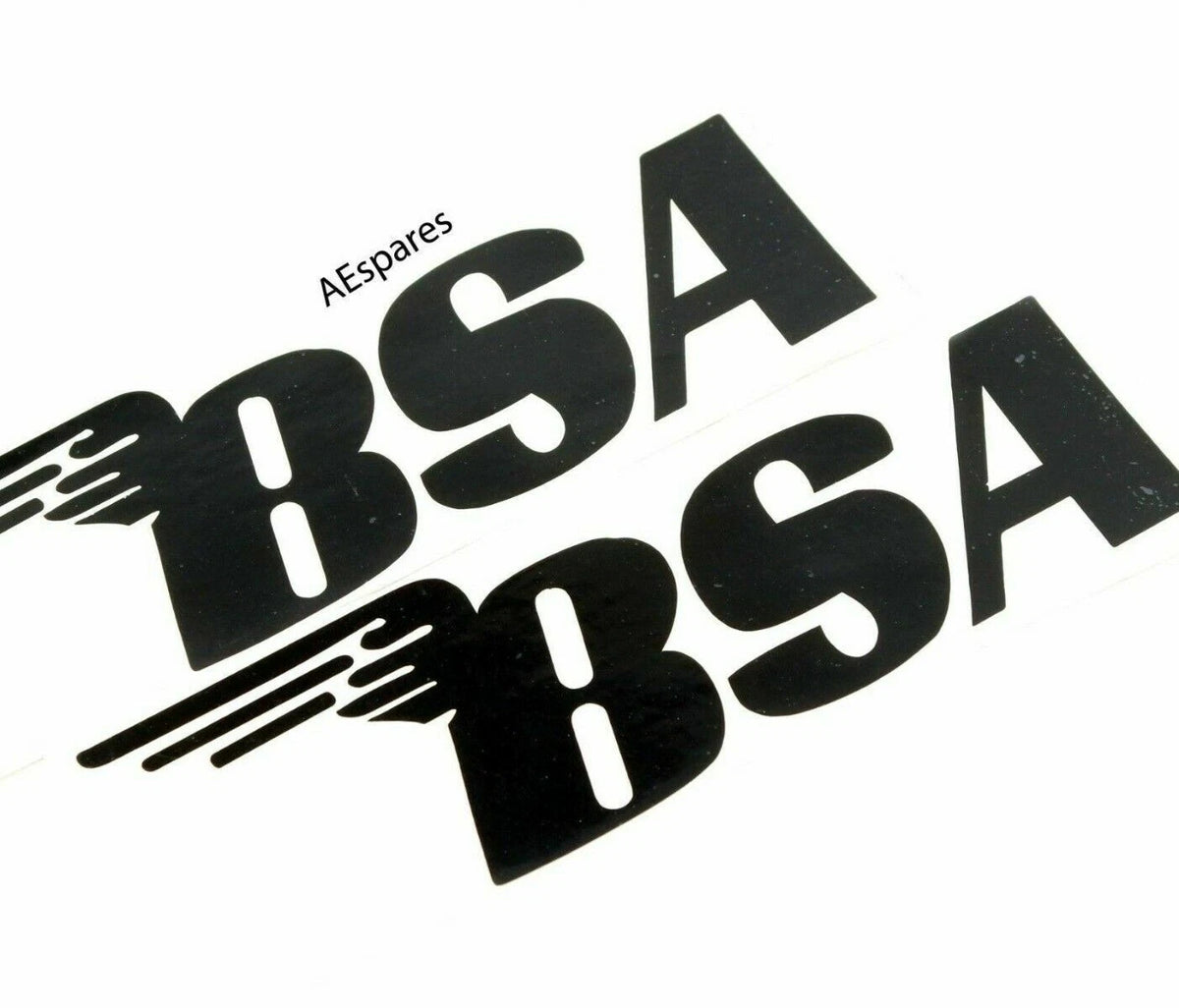 Pair of BSA Logo Stickers Decal for A65 A10 B44 B25 A75 (All Models)