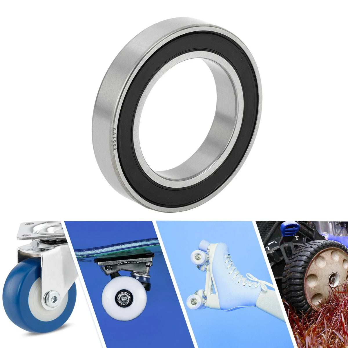 Deep Groove Ball Bearing 35x55x10mm for Scooter Skateboard (6907VV)