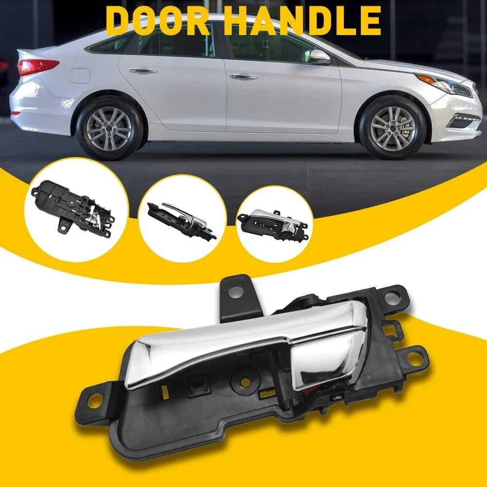 Interior Door Handle for Hyundai Sonata (2011–2015) Right Side Chrome