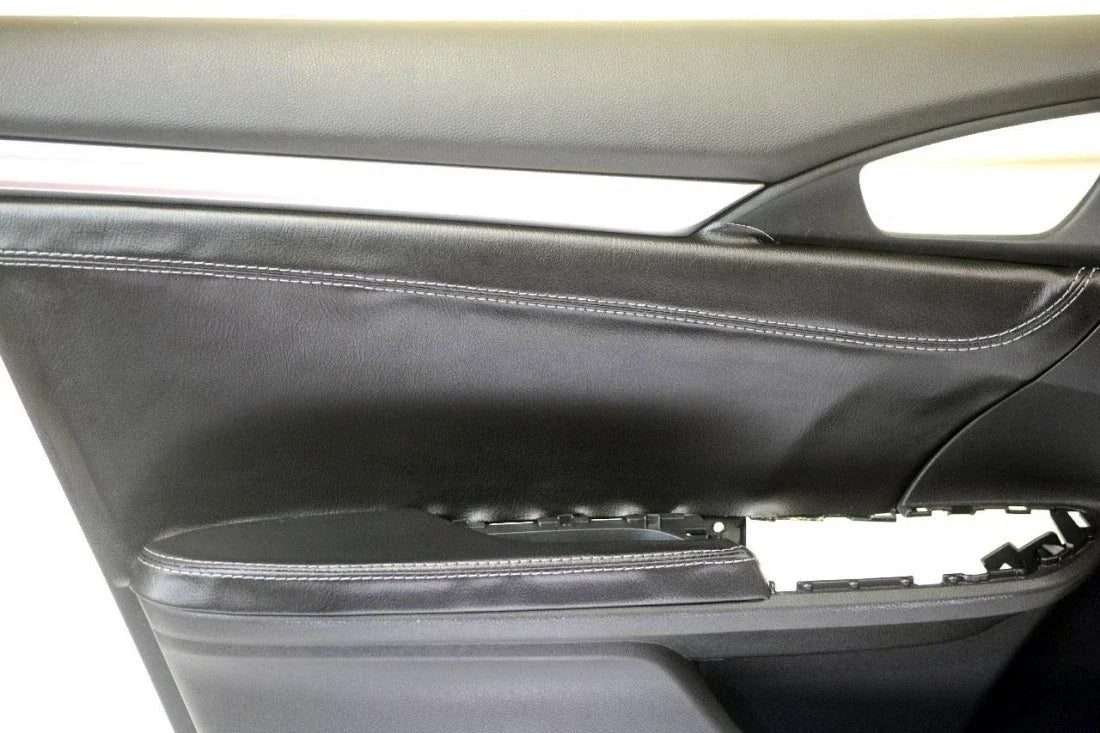 Front Door Armrest for Honda Civic Sedan (2016–2020) Gray Stitch Leather