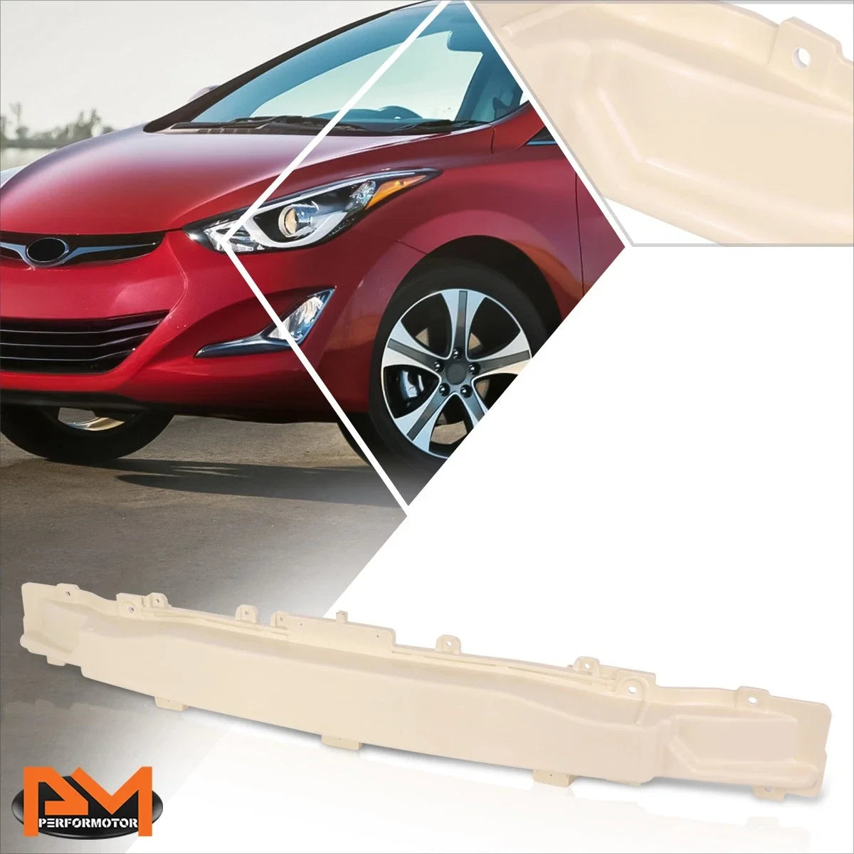 Rear Bumper Reinforcement Impact Absorber for Hyundai Elantra Sedan (2014–2016)