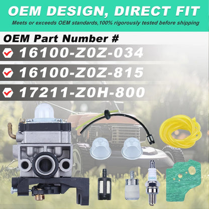 Carburetor Kit for Honda GX35 GX25 FG110 HHT25 HHT35