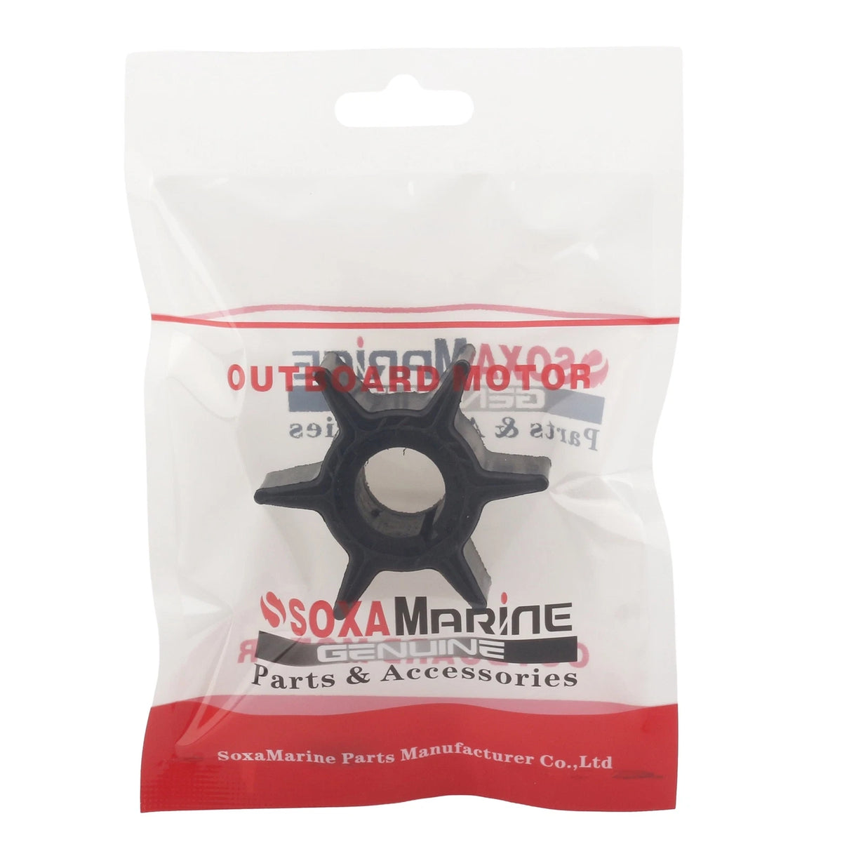 Outboard Water Pump Impeller & Key for Yamaha 25-50 HP (6H4-44352-00, 01, 02)
