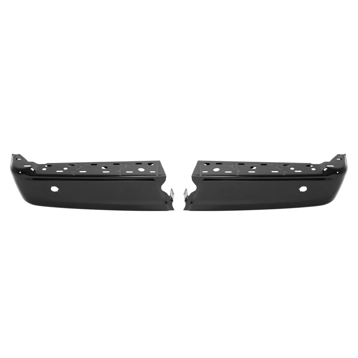 Set of 2 Rear Bumper Ends with Sensor Holes for Ford F-150 (2021–2023)