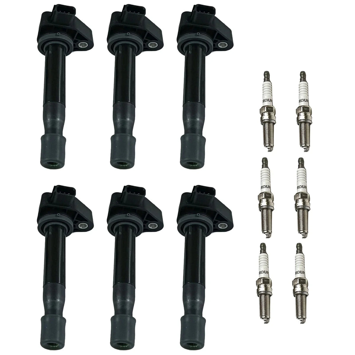 6X Ignition Coil & Iridium Spark Plug Pack for Honda Odyssey Accord Acura (2000–2023)