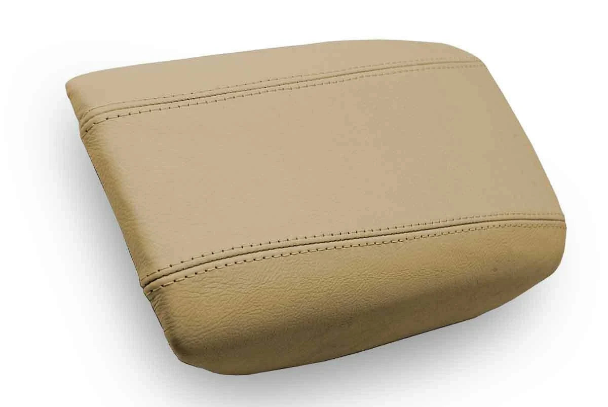 Center Console Armrest Cover for Volvo S80 (1999–2006) Beige Leather Synthetic