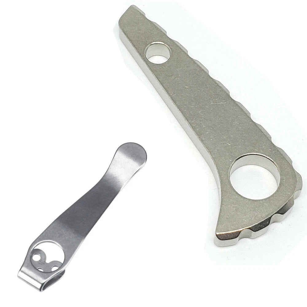 Titanium Back Spacer Pocket Clip Screws for Spyderco Paramilitary 2