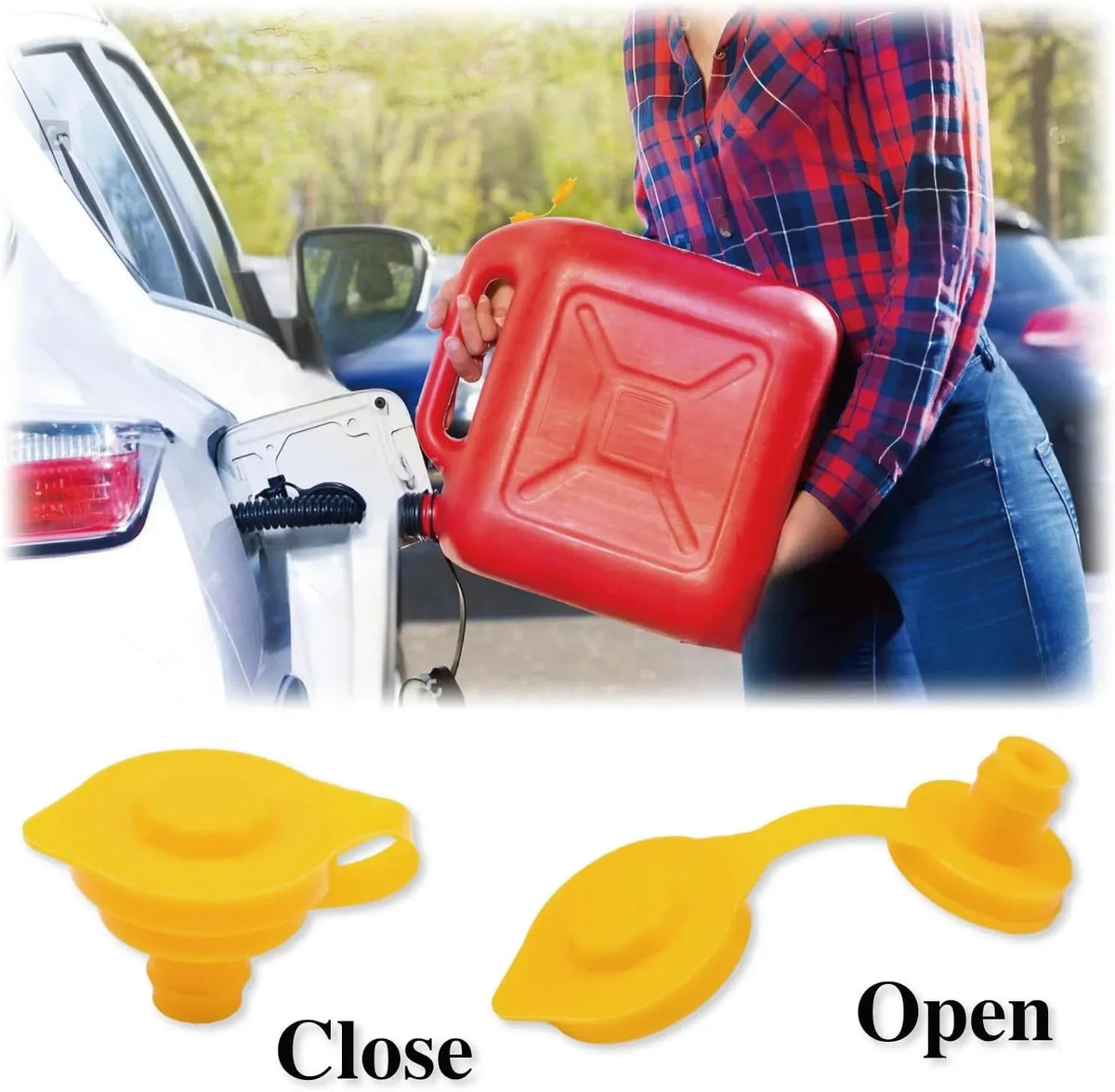 8Pcs Yellow Fuel Gas Can Jug Vent Cap for