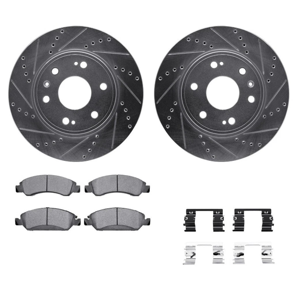 Drilled and Slotted Rotors for Chevy Tahoe (2009–2020) ALX-PAU-DF-7212-48172-CLA2