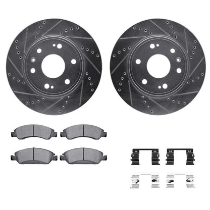 Drilled and Slotted Rotors for Chevy Tahoe (2009–2020) ALX-PAU-DF-7212-48172-CLA2