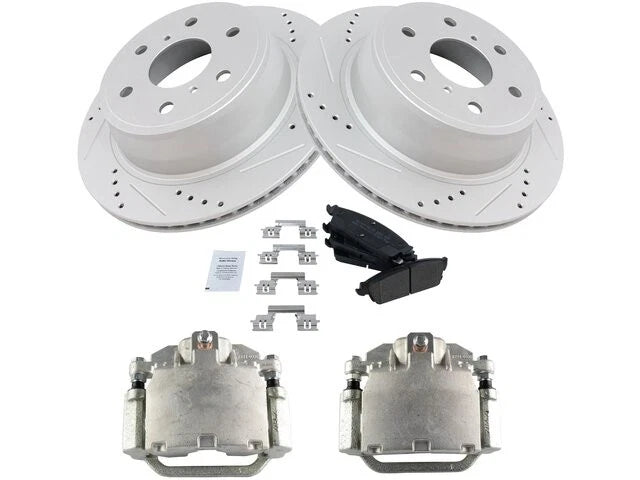 Set of 4 Brake Pads Rotors Calipers for Cadillac Escalade ESV (2007–2014) 48115PKYV