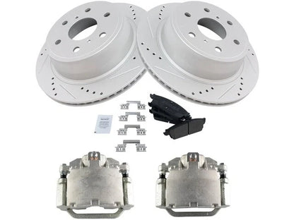 Set of 4 Brake Pads Rotors Calipers for Cadillac Escalade ESV (2007–2014) 48115PKYV