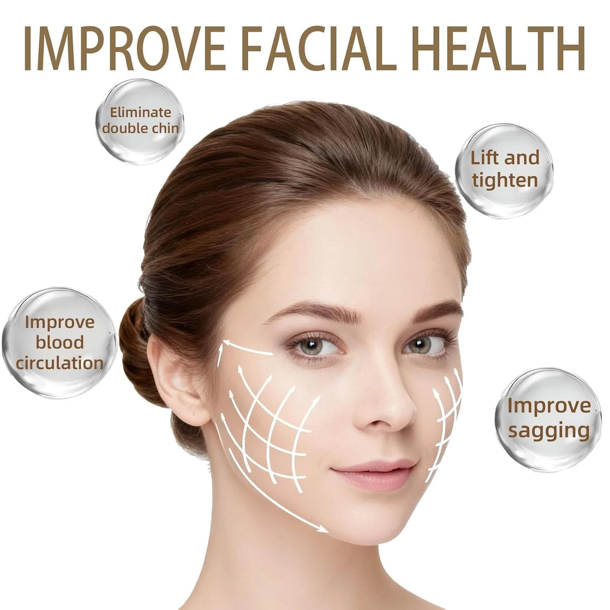Lymphatic Face Brush for Facial Contouring and Dry Brushing