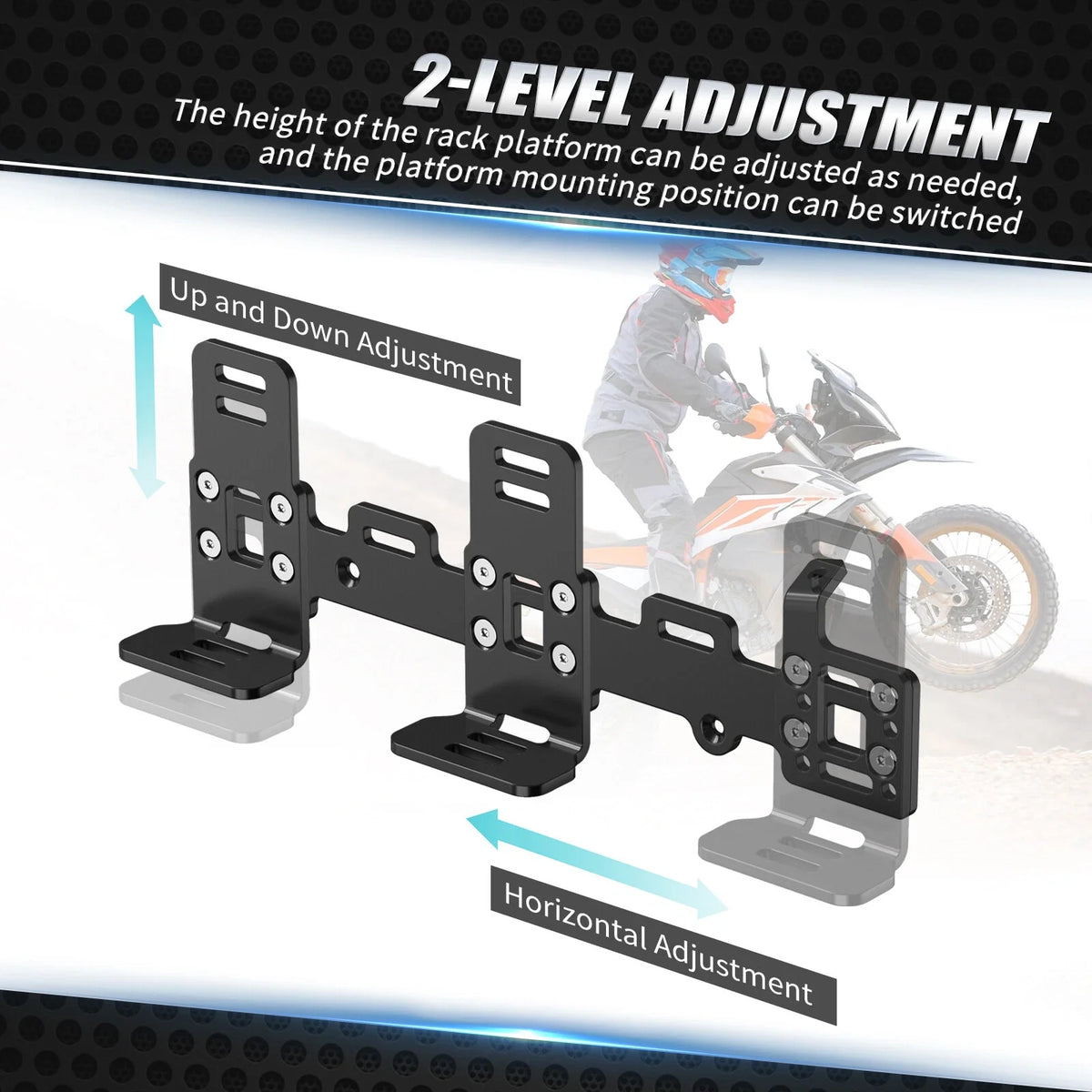 Adjustable Luggage Rack Side Carrier Kit for KTM 790 Adventure (2019–2024)