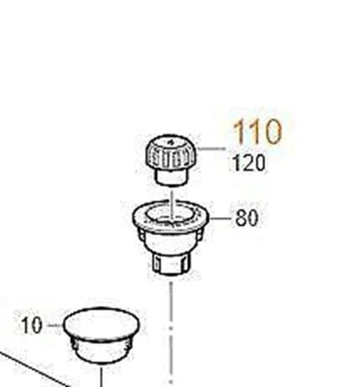 Truma Ultraheat Control Knob for Motorhome (S3004 S5004) 30090-90400
