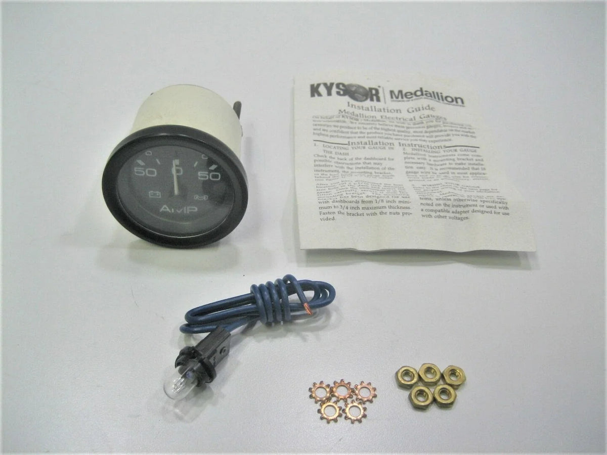 Medallion SAK-115-30 Marine Boat 50 Amp Analog Electrical Gauge